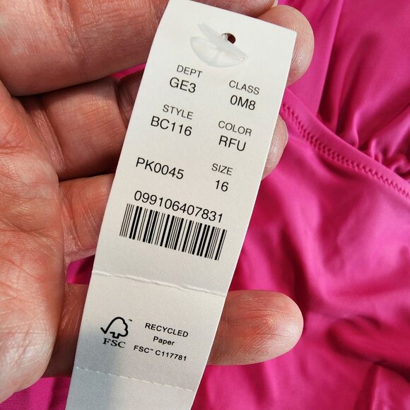 J. Crew NEW Women's Ruched V-neck Swimsuit One-Piece Vacation Boho Beach Swim 16 - Picture 6 of 12